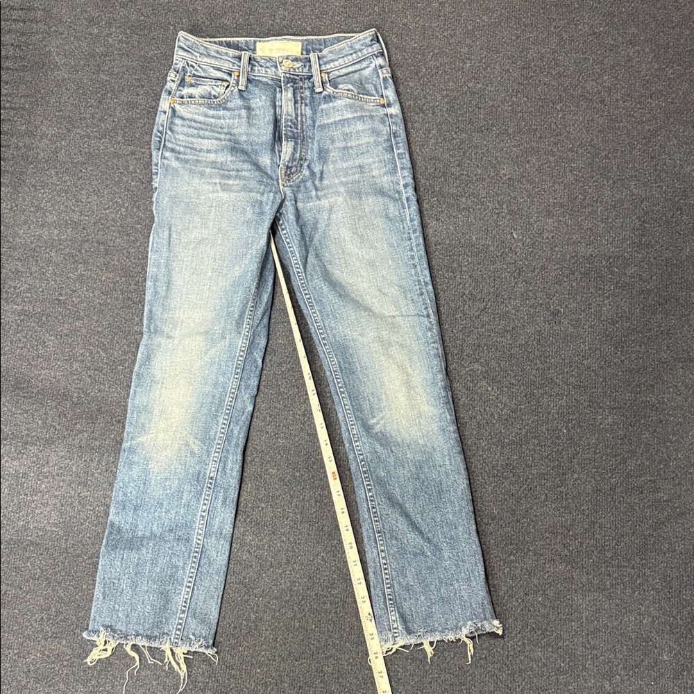 MOTHER High Waisted Rider Skimp in Cowboys Don’t Cry size 25